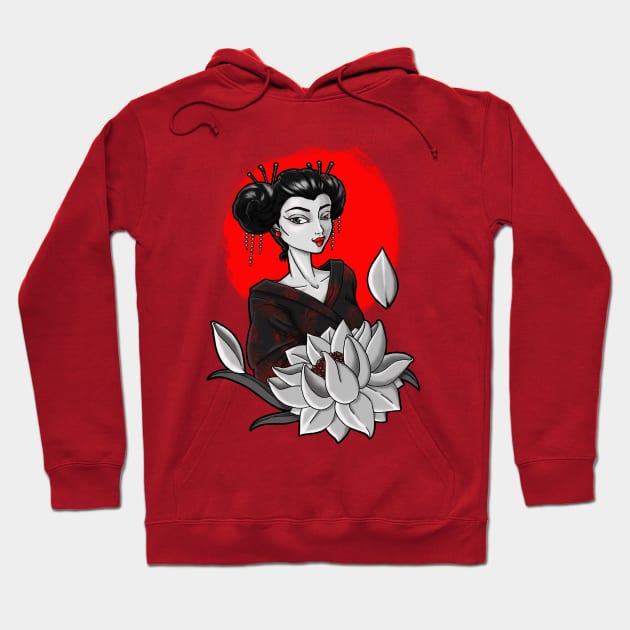 GEISHA NEW SCHOOL Hoodie by morrigan13